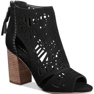 Ivanka Trump Rachae Suede Black Bootie 6 NIB